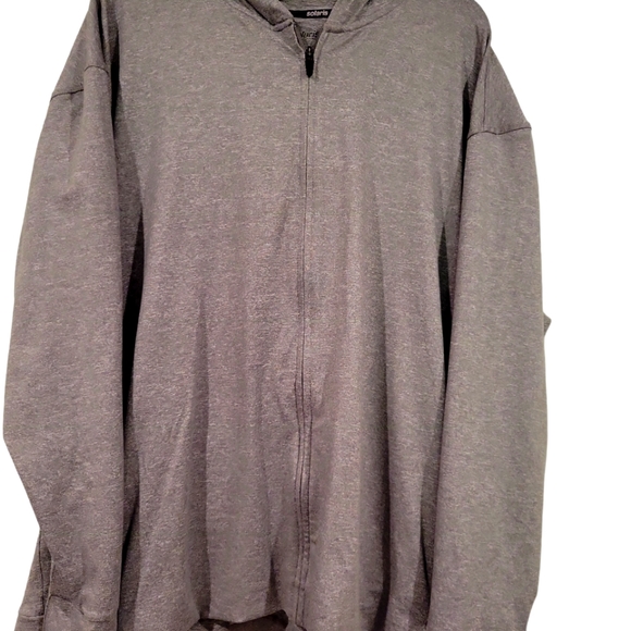Hoodie Solaris XXL Gray NWT $65  Zip Front. - Picture 1 of 8